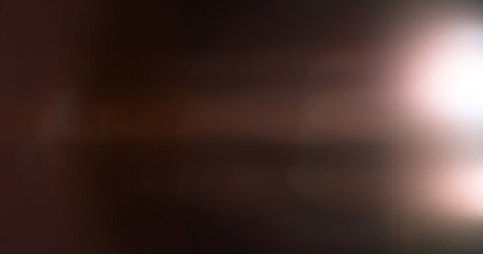 Anamorphic lens flare and light leak effect on dark background. Minimal cinematic optical texture ideal for overlays, film production, motion graphics and visual effects.