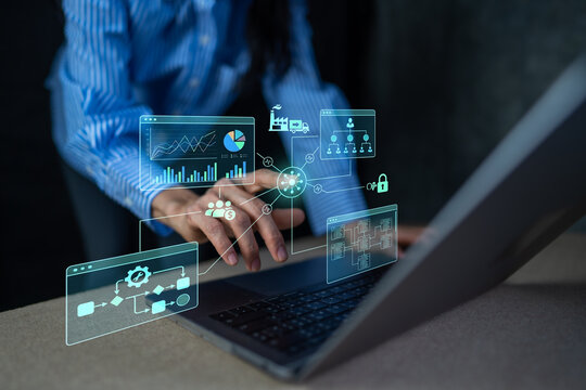 ERP System and Supply Chain Management Concept with Business Process Automation