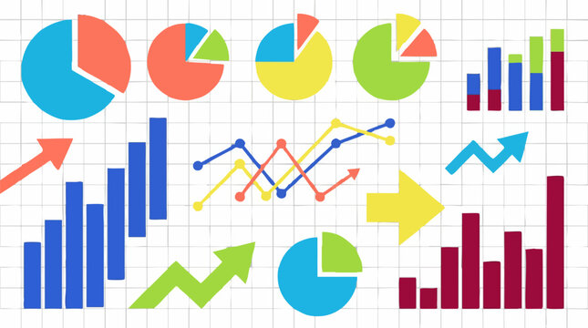 Statistical Graphs and Charts for Business Growth and Data Analysis