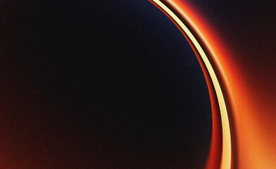 Sunlight ring through dark space with cosmic dust © MD