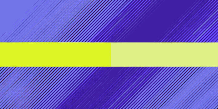 diagonal stripes with yellow bars on periwinkle background