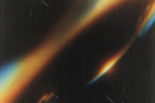 light leaks overlay effect with blur rainboe light,retro film distressed flare light leak on black background,abstract analog film burn red light leak,Leaked camera poster photo effect mockup