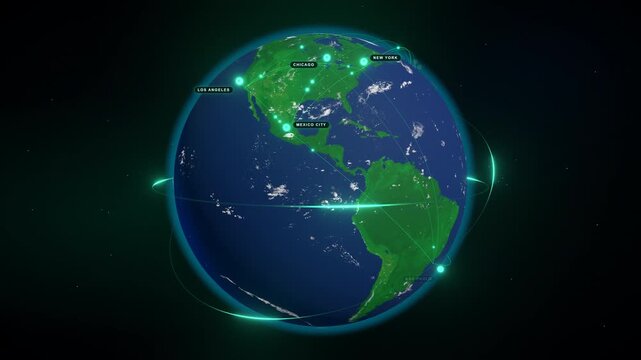 Cinematic view of Global Awakening: Cinematic sunrise transition as the Earth rotates past a static perspective.