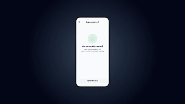 Age verification agreement. Mobile legal consent UI. Terms acceptance screen. Smartphone compliance interface. User verification flow. Digital checkbox interaction. Light theme design.