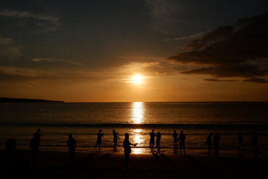 Sunset in Kuta Beach Bali