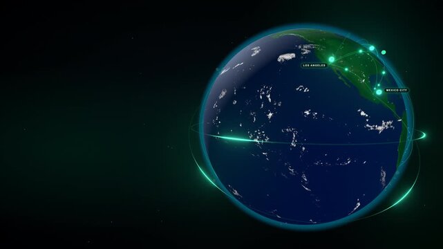 Cinematic view of Silk Road Digital: Wide cinematic sweep from Dubai to Tokyo across the South Asian corridor.
