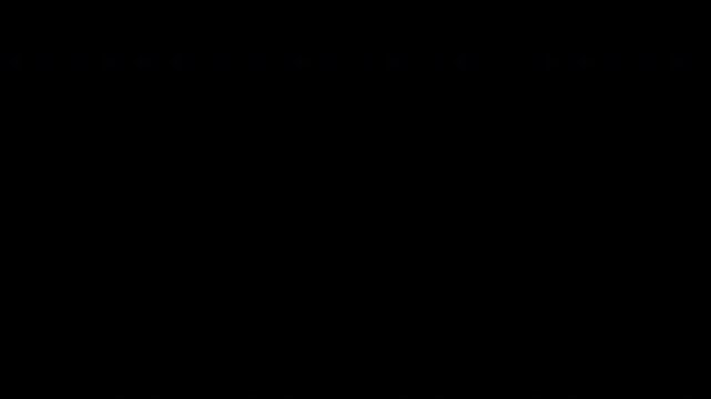Minimalist motion graphics animation with orange radial sunburst lines white corner brackets and colorful pixel shapes on a transparent alpha channel background for video editing.