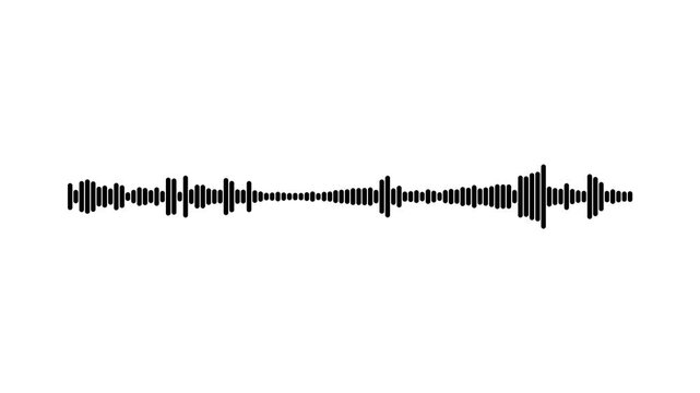 Dynamic acoustic measurement graph, animated voice frequency response, modern signal tracking waveform, smooth equalized pulse effect, white screen music equalizer, audio wave rhythm 4K video clip.