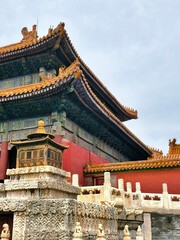 Fototapeta premium The Forbidden City, the largest imperial palace complex of feudal China