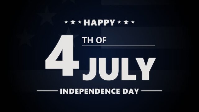 Dynamic graphic art commemorating the vibrant spirit of American patriotism and the joyous celebration of 4th of July Independence Day holiday