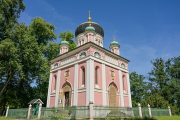 Alexander-Newski-Gedächtniskirche, Kolonie Alexandrowka, Potsdam, Brandenburg, Deutschland © Frank