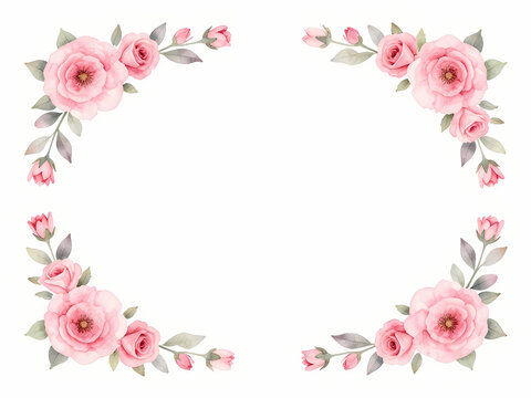 Luxury Abstract Floral Frame Background, Pastel Gradient Cute Aesthetic, Elegant Wedding Invitation Design, Modern Minimal Wave, Premium Soft Color Template