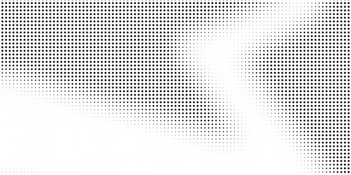 Grunge halftone gradient background. Faded dotted grit noise texture. Black and white rasterized sand wallpaper. Retro pixelated bitmap backdrop eps 10 .