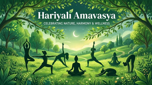 Hariyali Amavasya: Yoga and Nature