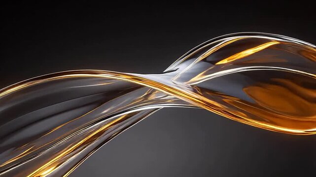 Abstract flowing liquid forms