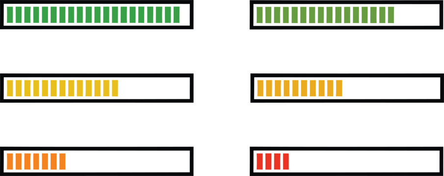 Progress loading bars level set