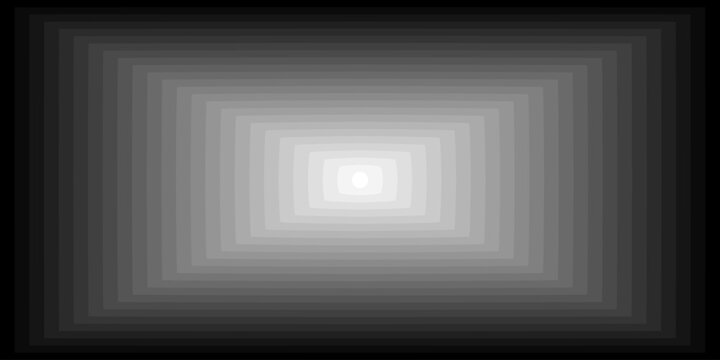 Abstract monochrome square gradient background with dark to white transition.
