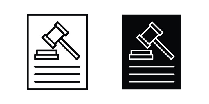 Code of conduct icon in different style. vector flat and outlined icons