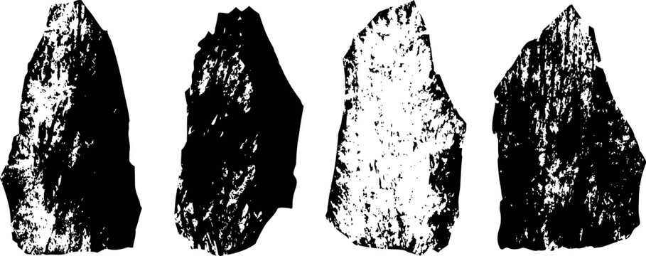 Ancient stone tools set prehistoric hand axes made of flint archeological artifacts collection