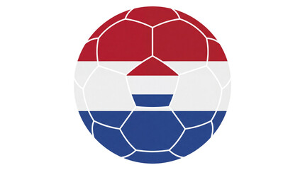Fototapeta premium soccer ball with flag of france