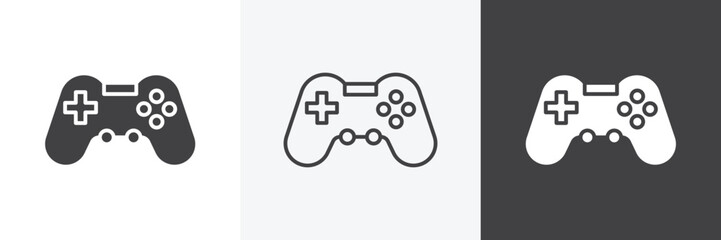 Gamepad icon set for web © safe