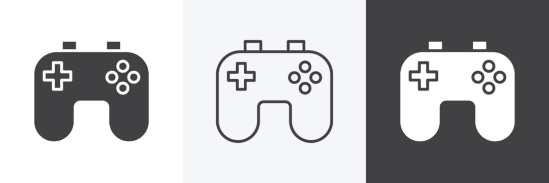 Gamepad icon set for web