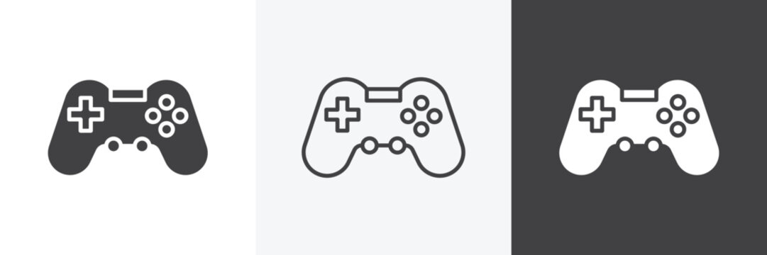 Gamepad icon set for web