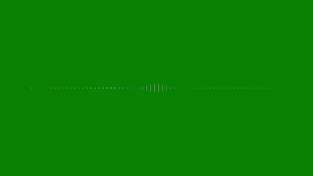 atmospheric audio waveform spectrum animation, bright neon sound lines green screen effect, professional studio music equalizer rhythm bars, cinematic frequency signal meter 4k,