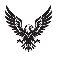Fototapeta premium eagle with wings vector