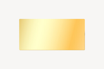 Obraz na płótnie Canvas Elegant golden gradient rectangle illustration