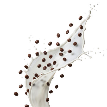 Abstract 3D Scatter Plot with Black Dots and Grid Lines Isolated on Transparent Background