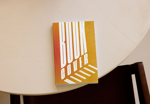 Mockup Of Customized Closed Hardback Book