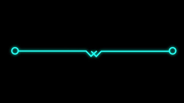 Minimal cyan decorative horizontal divider line stylish separator ornamental border elegant border, wedding divider certificate border icon.