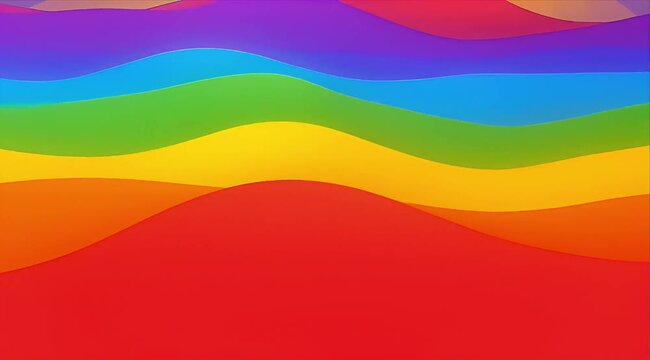 Pride Abstract rainbow colorful gradient wave background vivid bright multicolor smooth flowing curve design rainbow color abstract wave background gradient spectrum pattern colorful stripe creating