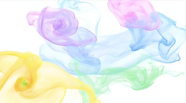 Pride colorful smoke pastel swirl abstract background blue mist yellow haze haze swirl abstract color fluid pastel smoke wave motion gradient dynamic soft shape flow create gentle dreamy background