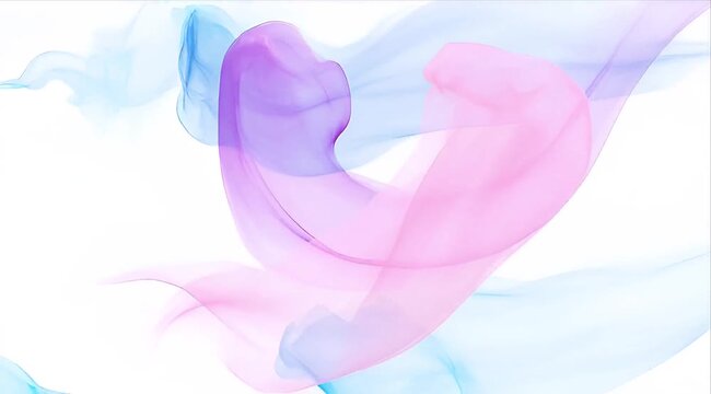 Pride Abstract colorful pastel smoke fluid wave swirl gradient pink blue background soft smooth motion flow transparency light airy gentle calm dreamy elegant creative modern design art for banner