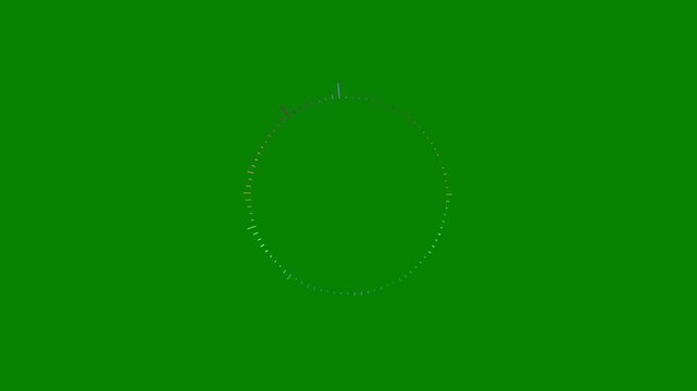circular audio spectrum ring overly with transparent background rhythm visualizer, minimal podcast voice waveform, 4k music equalizer effect