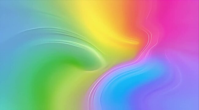 Pride colorful abstract gradient swirl pastel rainbow fluid wave bright smooth background with soft flowing light texture vibrant spectrum blur neon glow dreamy minimal art colorful gradient pastel