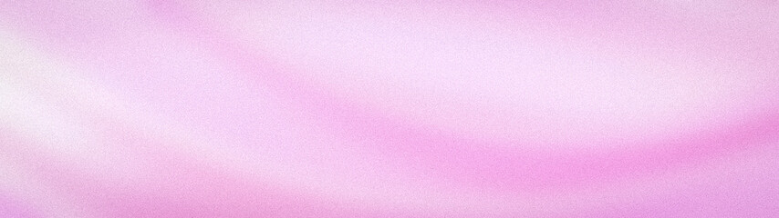 Fototapeta premium Abstract grainy background banner with wide pink violet and white smooth blur gradient
