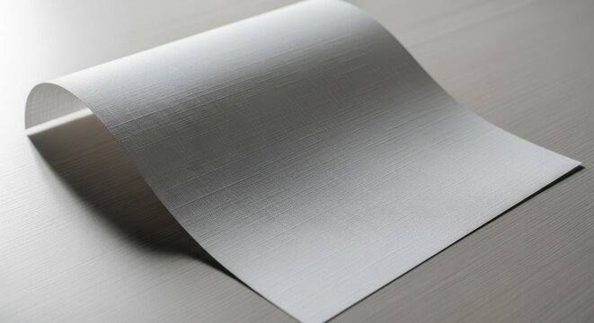 Brushed metal sheet texture with subtle parallel lines and soft lighting