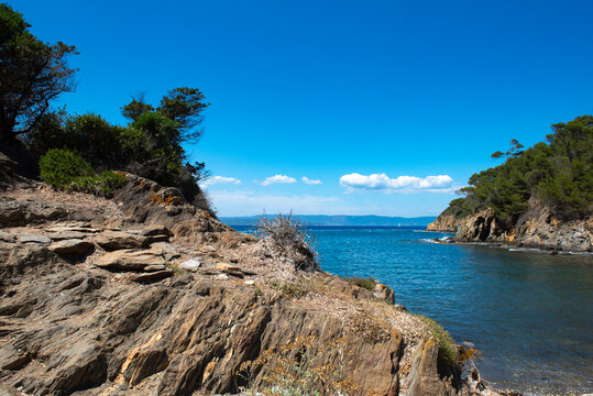 &icirc;le de Port Cros au large de Hy&egrave;res, Var