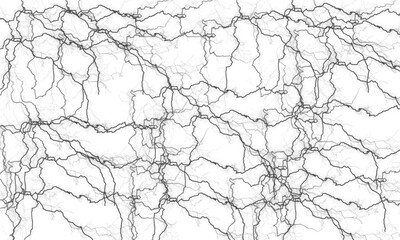 Obraz premium Cracked earth pattern background, dry cracked ground texture