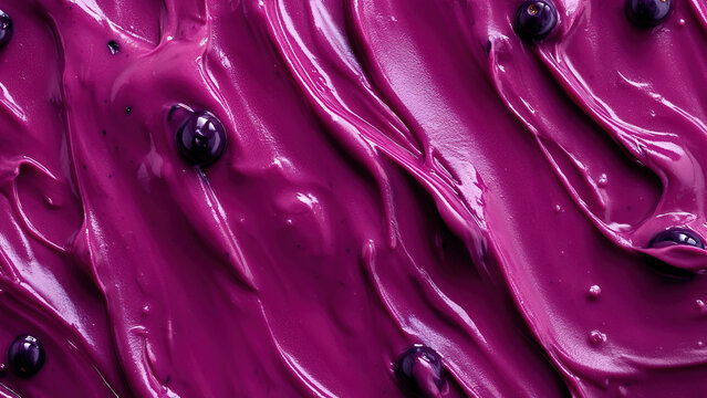 Blueberry spread texture background, fruit, jam