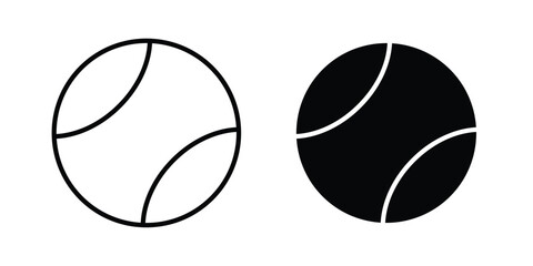 Fototapeta premium Tennis ball icon