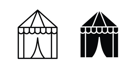 Circus tent icon © Kajal