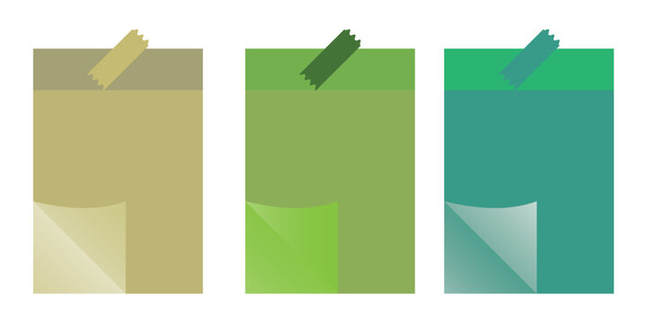 Sticky note reminder. Post it note paper. Yellow sheets for notes isolated with clipping path. Sticky note with duct tape, post it note paper, memo reminder with adhesive tape, sticky paper note