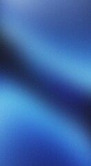 Fototapeta premium Sleek metallic blue gradient with diagonal light streaks and heavy grain texture creating a dynamic futuristic steel surface effect for industrial technology background.