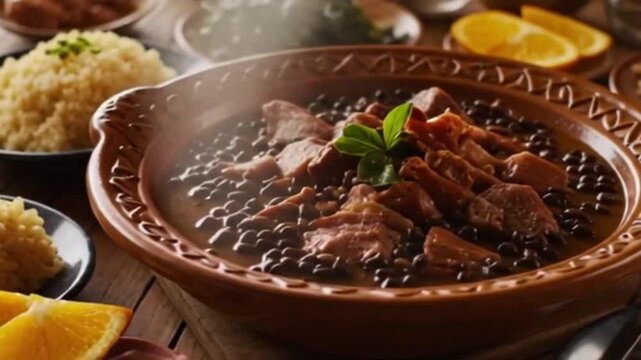 Feijoada &ndash; Herzhafter brasilianischer Bohneneintopf mit traditionellem Charakter
