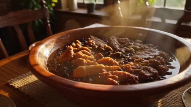 Feijoada &ndash; Herzhafter brasilianischer Bohneneintopf mit traditionellem Charakter