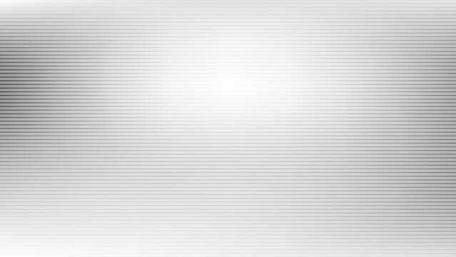 Horizontal gray lines create a sleek industrial texture across this abstract metallic vector background. Soft white gradients simulate light reflecting off a brushed aluminium sheet.